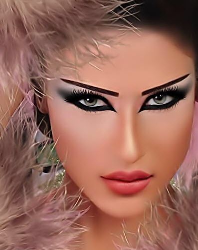 مدل آرایش خلیجی عروس - سری سوم