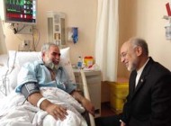 عیادت صالحی از حسینیان پس از تهدید وی به اعدام ! + تصاویر