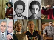 چهره های اصلی بازیگران معمای شاه قبل و بعد گریم