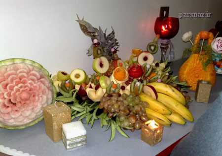 عکسهای زیبای تزئین شب یلدایی برای عروس