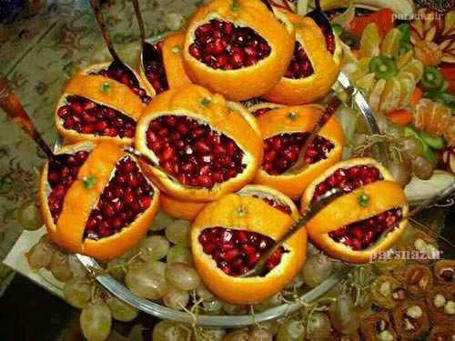 عکسهای زیبای تزئین شب یلدایی برای عروس