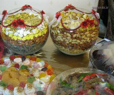 عکسهای زیبای تزئین شب یلدایی برای عروس