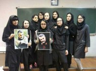 آرزوی دختران مدرسه ای برای قاسم سلیمانی +عکس