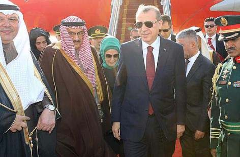درهاي کعبه به روي اردوغان توسط ملک سلمان  باز شد+ عکس