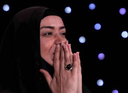گریه الهام چرخنده در برنامه دید در شب + عکس