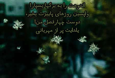 زیباترین عکس نوشته های شب یلدا