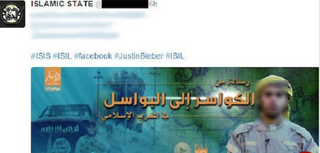 سوء استفاده عجیب داعش از جاستین بیبر +عکس