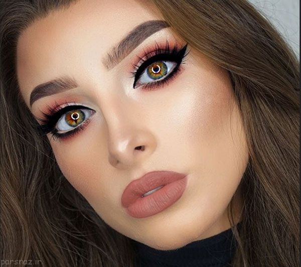 زیباترین مدل آرایش چشم و ابرو،مدل آرایش لب زنانه