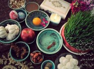 عکسهای مدل تزیین ساده سفره هفت سین سال 98