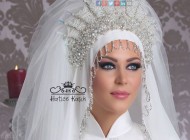 عکس هایی از مدل تاج و تور عروس محجبه