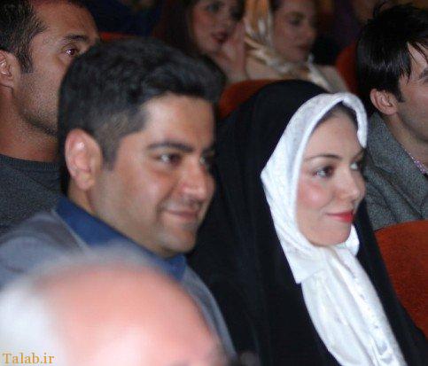 آزاده نامداری و شوهرش در یک مراسم +عکس