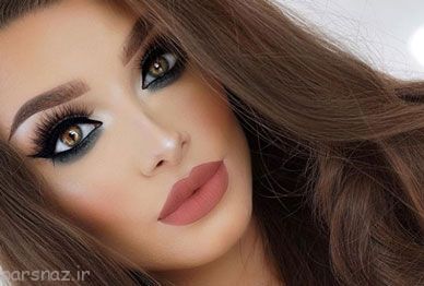 زیباترین مدل آرایش چشم و ابرو،مدل آرایش لب زنانه