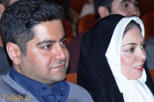 آزاده نامداری و شوهرش در یک مراسم +عکس