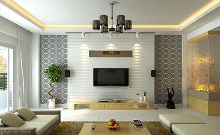 جذاب ترین دکوراسیون های دیوار پشت تلویزیون