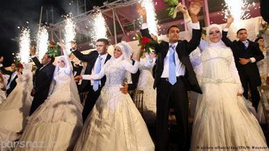 عروسی های گروهی در کشورهای مختلف جهان