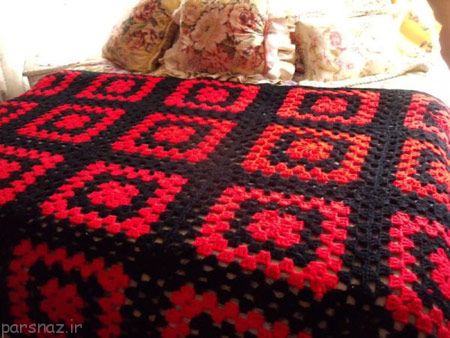 مدل های روتختی قلاب بافی جدید 2016