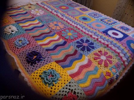 مدل های روتختی قلاب بافی جدید 2016