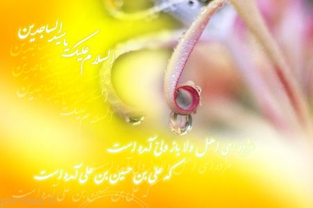 تصاویری زیبا از کارت پستال های ولادت امام سجاد (ع)