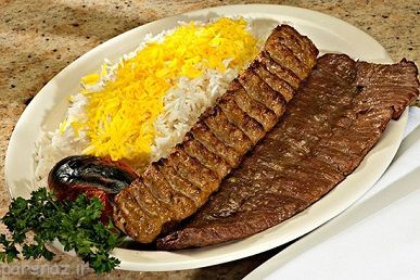 طرز تهیه «کباب برگ زعفرانی»