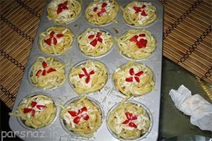 آموزش طرز تهیه مافین ماکارونی به روش جدید