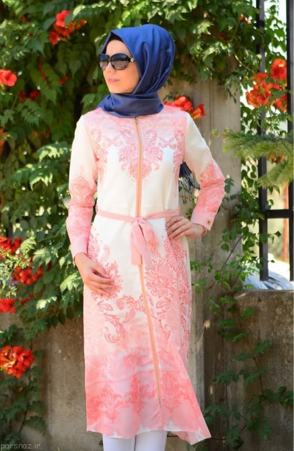 تصاویری از مدل های زیبای مانتو با طرح های پوشیده