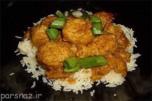آموزش طرز تهیه کوفته سبزی با بادام زمینی
