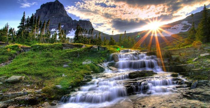 هنرنمایی طبیعت به دست خداوند قادر و متعال