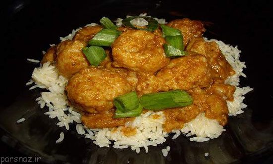 آموزش طرز تهیه کوفته سبزی با بادام زمینی