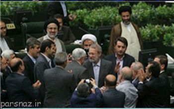 لاریجانی رئیس موقت مجلس دهم شد