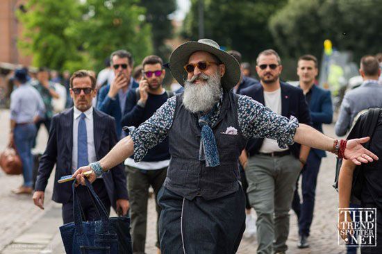تیپ های منتخب مردانه در شوی لباس ایتالیا