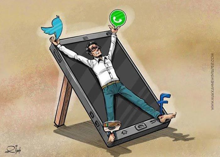 زندگی و دنیای مجازی انسان ها به روایت تصویر