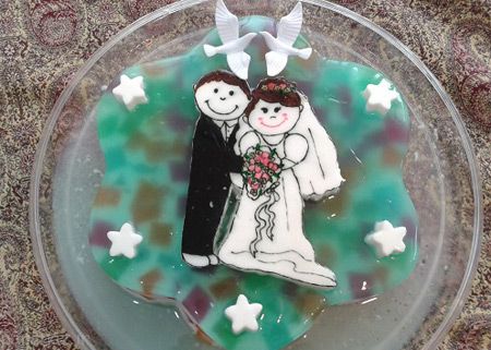 عکس های تزیین ژله های سه بعدی خوشمزه