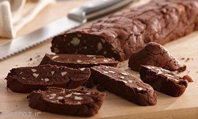طرز تهیه دسر شکلاتی بصورت قالبی
