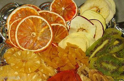 ارزش غذایی میوه های خشک