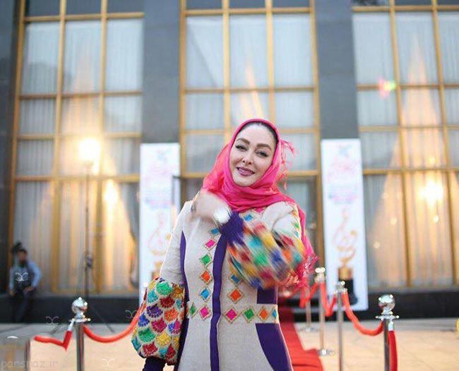 عکس های بازیگران روی فرش قرمز جشن تلویزیونی حافظ