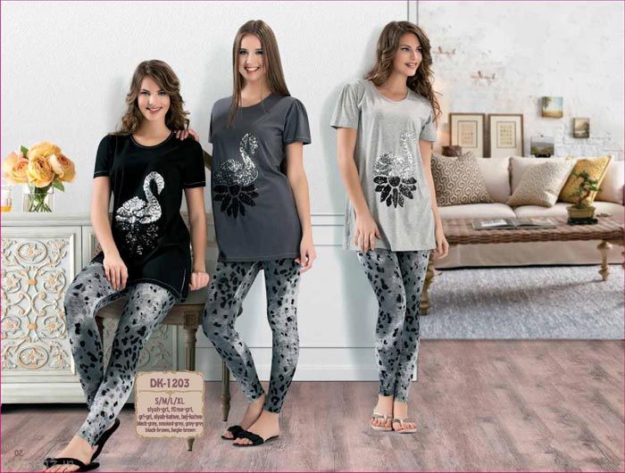 ژورنال جدیدترین و زیباترین لباس های راحتی زنانه و دخترانه