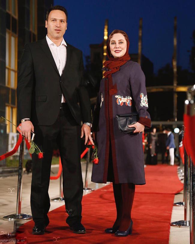 عکس های بازیگران روی فرش قرمز جشن تلویزیونی حافظ