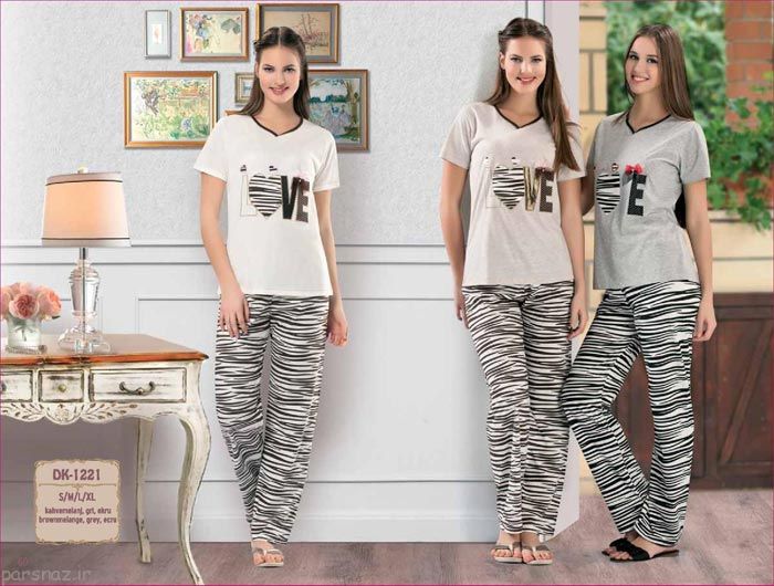 ژورنال جدیدترین و زیباترین لباس های راحتی زنانه و دخترانه
