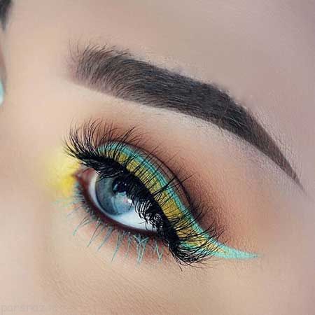 مدل های آرایش چشم  و ابرو جذاب و زیبا