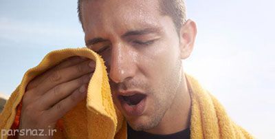 عرق کردن به کم آبی بدن مربوط است