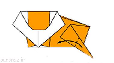 آموزش اریگامی ساخت شیر کاغذی