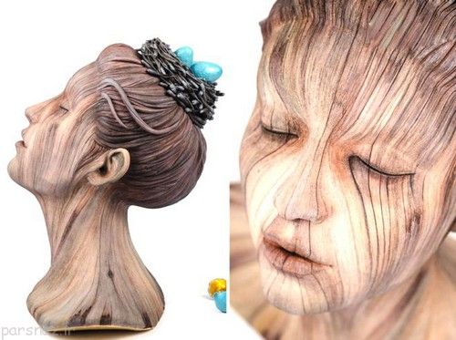 مجسمه های سرامیک بسیار زیبا و ظریف را ببینید