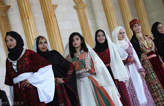 کشور فلسطین فشن شو زنان برگزار کرد +عکس