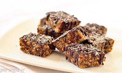 آموزش تهیه شیرینی شکلاتی فلپ جک