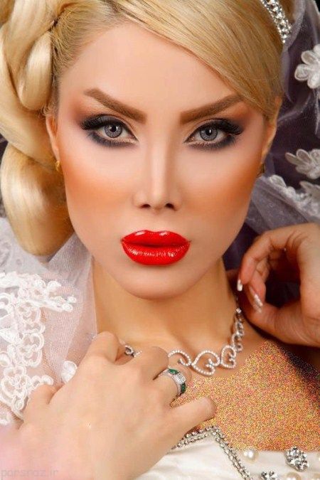 عکس مدل های جدید آرایش عروس زیبا و شیک