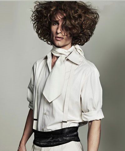 مدل موی فر مردانه خاص و زیبا