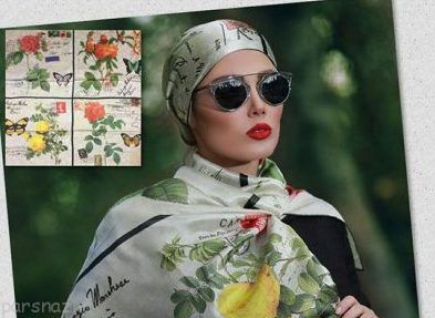ژورنال مدل های شال و روسری شیک ایرانی 1402