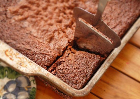 آموزش تهیه مخلوط براونی و نوتلا