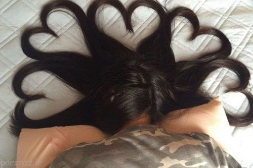 دختری با مدل های موی بسیار زیبا و جذاب