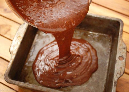 آموزش تهیه مخلوط براونی و نوتلا